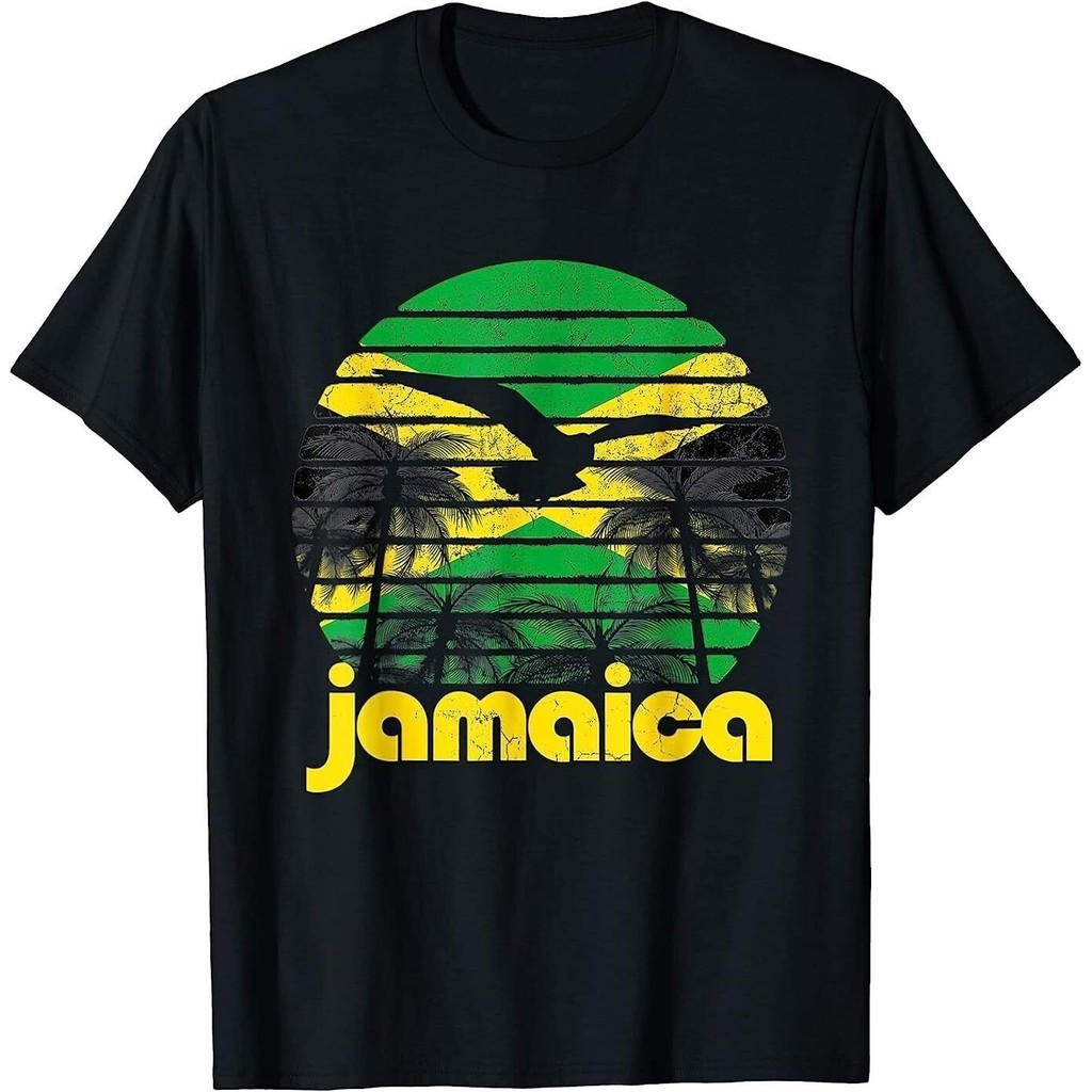 Mới Giới Hạn Retro Jamaica Cờ Jamaica Jamaica Dành Cho Nam Áo nam