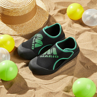  Cheerful Mario giày sandal Cầu phao Cho Trẻ Em Thoáng Khí Baotou Velcro Bé Trai Dép Phao Ngoài Trời 