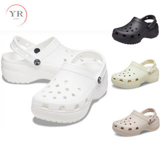  Phụ Nữ Crocs Platform Clog Sandal Crocs Xăng đan Đế Mềm Chống Trơn Trượt Xăng đan Ngoài Trời 