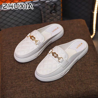 Giày trượt nữ có mũi kín và nửa trượt để mặc ngoài trời, chống thấm nước và chống trượt