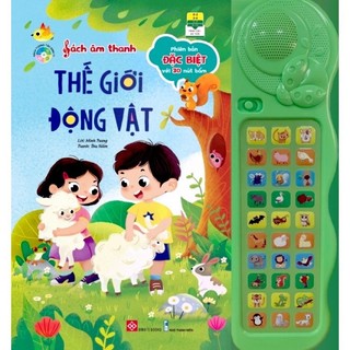 Sách Âm thanh Thế giới động vật 30 nút - Đinh Tị
