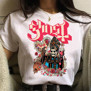 Áo thun Ghost Band nữ truyện tranh harajuku Tee nữ thiết kế quần áo