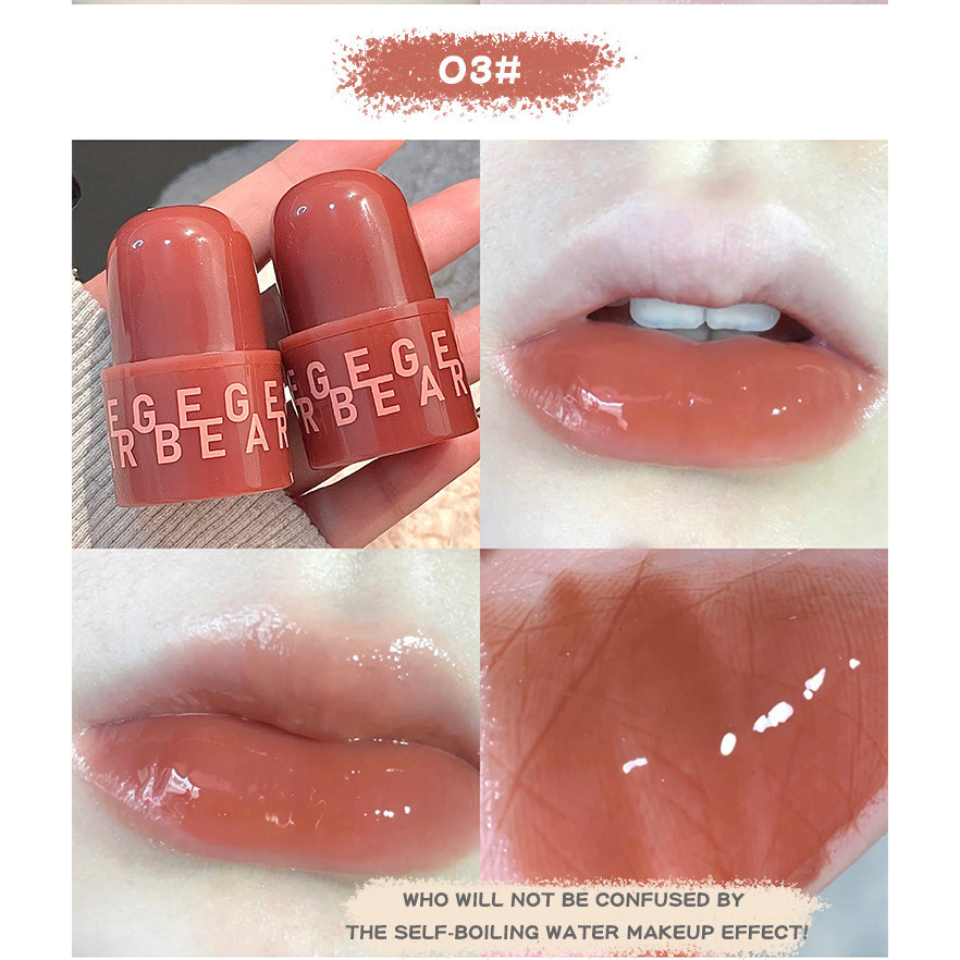 Son môi Derf Jelly Lip Glaze Trang điểm lâu trôi Son bóng chống thấm nước | BigBuy360 - bigbuy360.vn