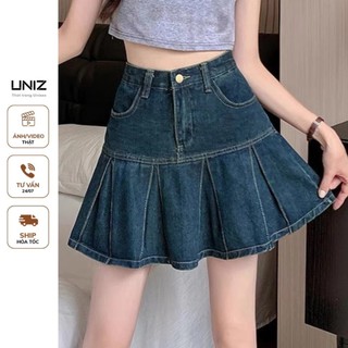 chân váy jean dáng dễ thương cho bé gái