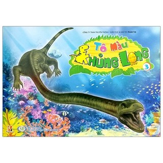 Sách tô màu khủng long 3