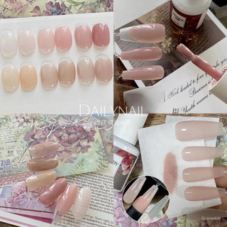 Set sơn Gel Mobray Thạch hồng 6 màu Nude