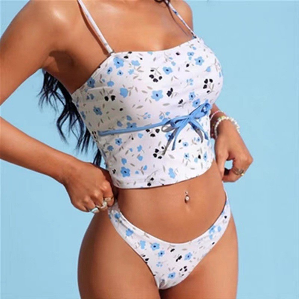 RICH-THEY Bộ Đồ Bikini Mới Có Hoa Màu Vàng Gợi Cảm Cho Nữ Đồ Bơi Co Giãn Cao Thời Trang | BigBuy360 - bigbuy360.vn