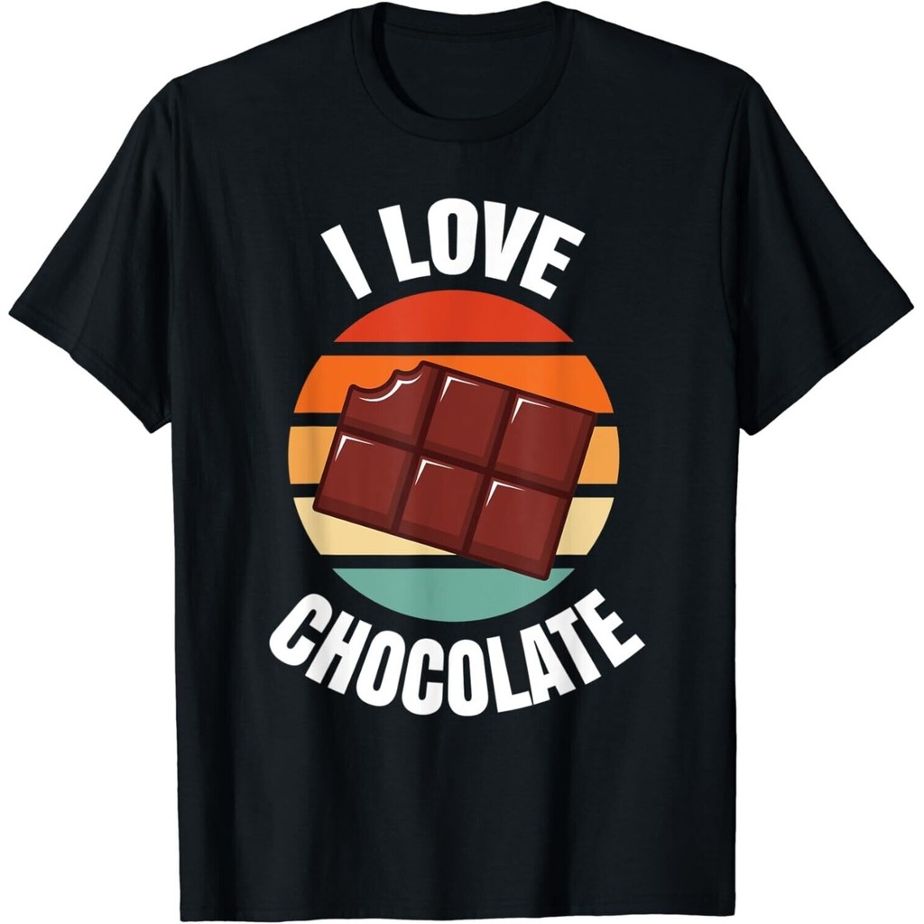 Áo thun Unisex I Love Chocolate Vintage Tee