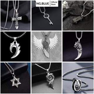 Vòng cổ dây chuyền nam nữ ván trượt đôi cánh thiên thần thép titan không gỉ đẹp phụ kiện trang sức thời trang dáng dài