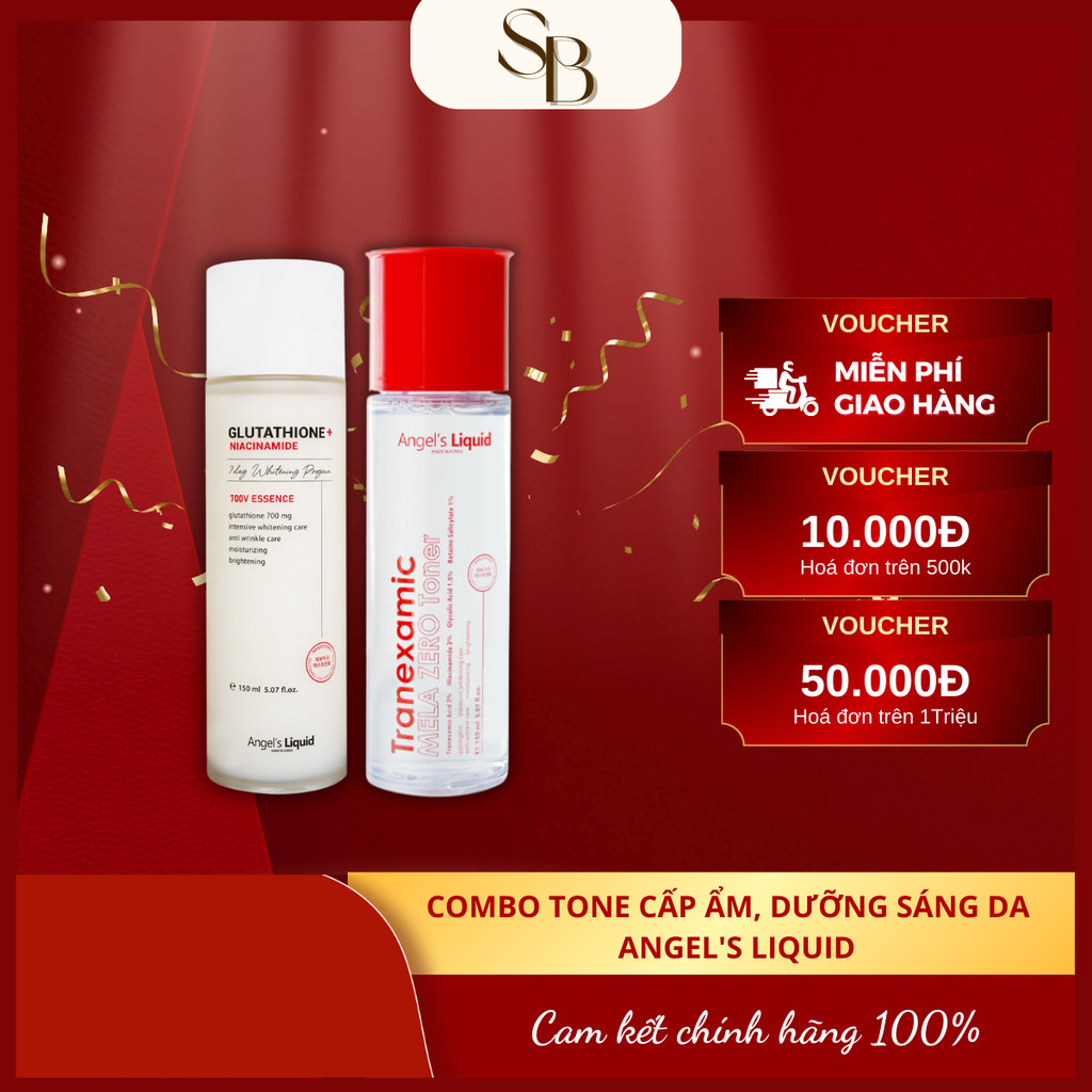 Nước Thần Dưỡng Trắng Angel's Liquid Glutathione + Niacinamide/Glutathione700 7day Whitening Program