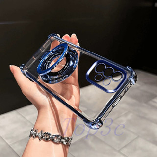 Ốp lưng Samsung A32 4G / Samsung galaxy A52 / A52S 5G Giá đỡ túi khí phong cách chống rơi Vỏ điện thoại trong suốt CDSJ