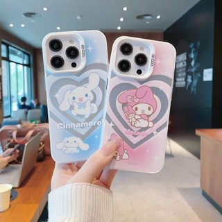 MD| Ốp lưng Đối với Samsung Galaxy J7 Prime A06 A16 A70 A70S A71 A72 A73 S20 S21 FE S22 S23 S24 S25 Plus Ultra M23 M31 Soft IMD Colored Silver Cinnamoroll Kuromi Melody Case