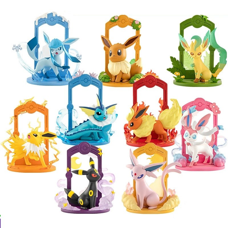 Ban Đầu Funism Pokemon Pocket Monsters Eevee Phiêu Lưu Hộp Mù Bộ Flareon Sylveon Umbreon Eevee Evolu