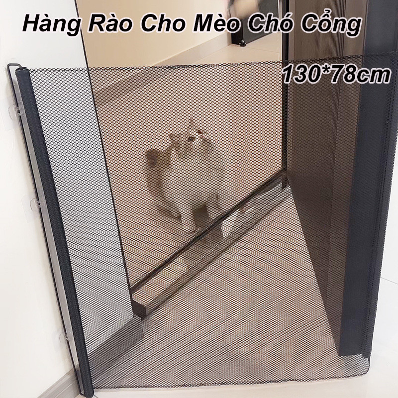  Hàng Rào Cho Mèo Chó Cổng An Toàn Cầu Thang Thú Cưng,Không đục lỗ ống lồng tự động 