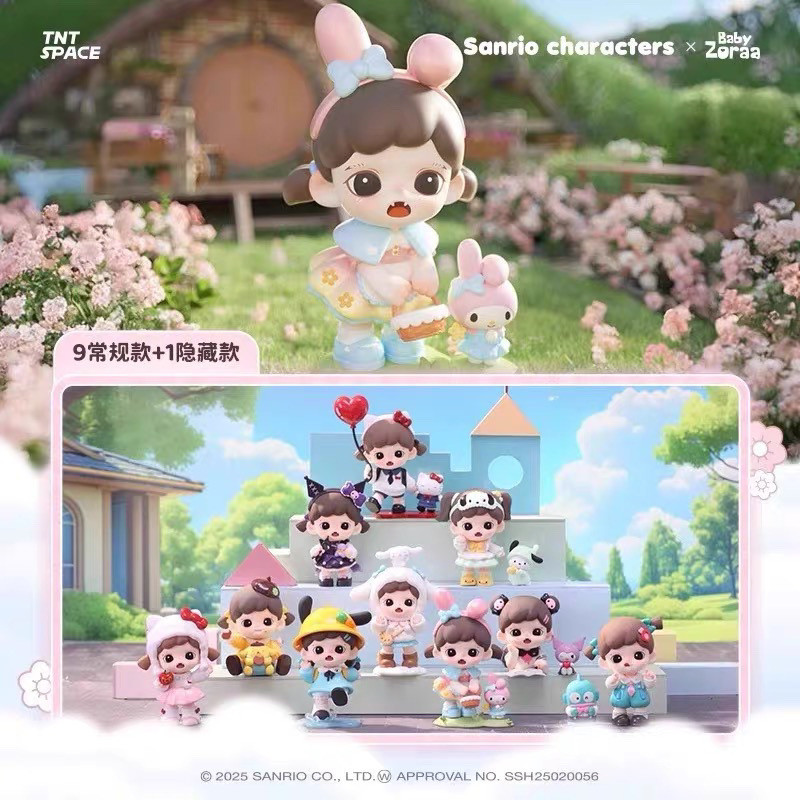 Hộp mù dòng TNT SPACE Zoraa Sanrio Wandering the Good Time