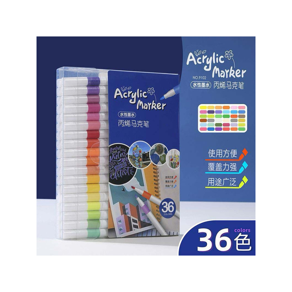 Bộ màu vẽ acrylic 36 cây