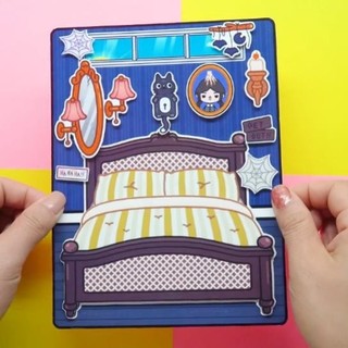 Học Liệu Ngôi Nhà Búp Bê Tocaboca Wednesday Quite Book Đồ Chơi Montessori H20