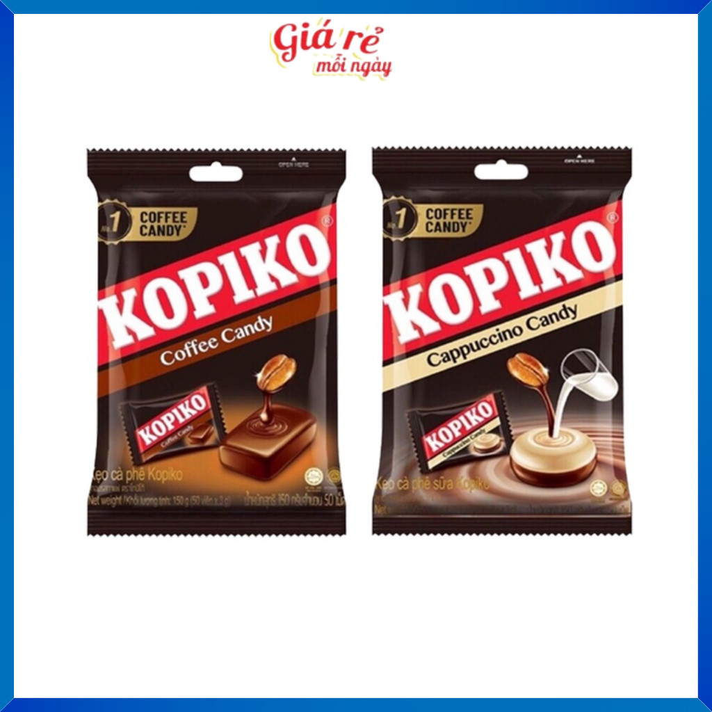 Kẹo Cà Phê Kopiko Gói 135g (40 viên)