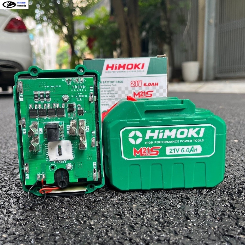 Pin Himoki 15 Cell Mạch 4 mosfet có đèn báo pin dòng xả cao Pin máy khoan, máy mài, máy siết điện máy toàn quốc