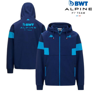 2024 mới nhất f1 racing hooded sweat + bwt alpine 2024 team softshell jacket + áo khoác dài tay nam nữ mùa xuân