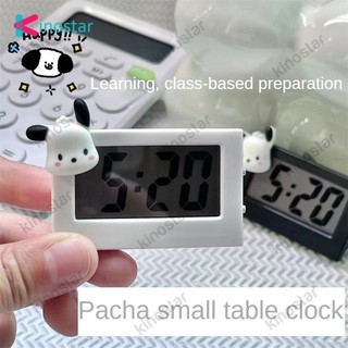 1 pc led mini đồng hồ kỹ thuật số điện tử nhỏ để bàn tắt tiếng di động im lặng để bàn hiển thị thời gian convinent bảng báo động.