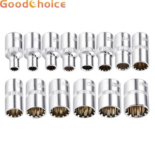 Socket Wrench Hand Tool Socket Bit 12 Point Han Tool Torx Bit 1/4\" Square Drive