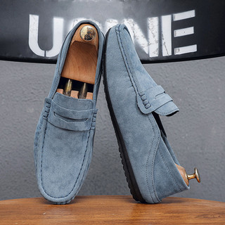 Giày Thuyền Cổ Điển Người Đàn Ông Loafers Giả Da Lộn Hàng Ngày Giày Slip-On Thoáng Khí Thời Trang Giày Da Thường Ngày