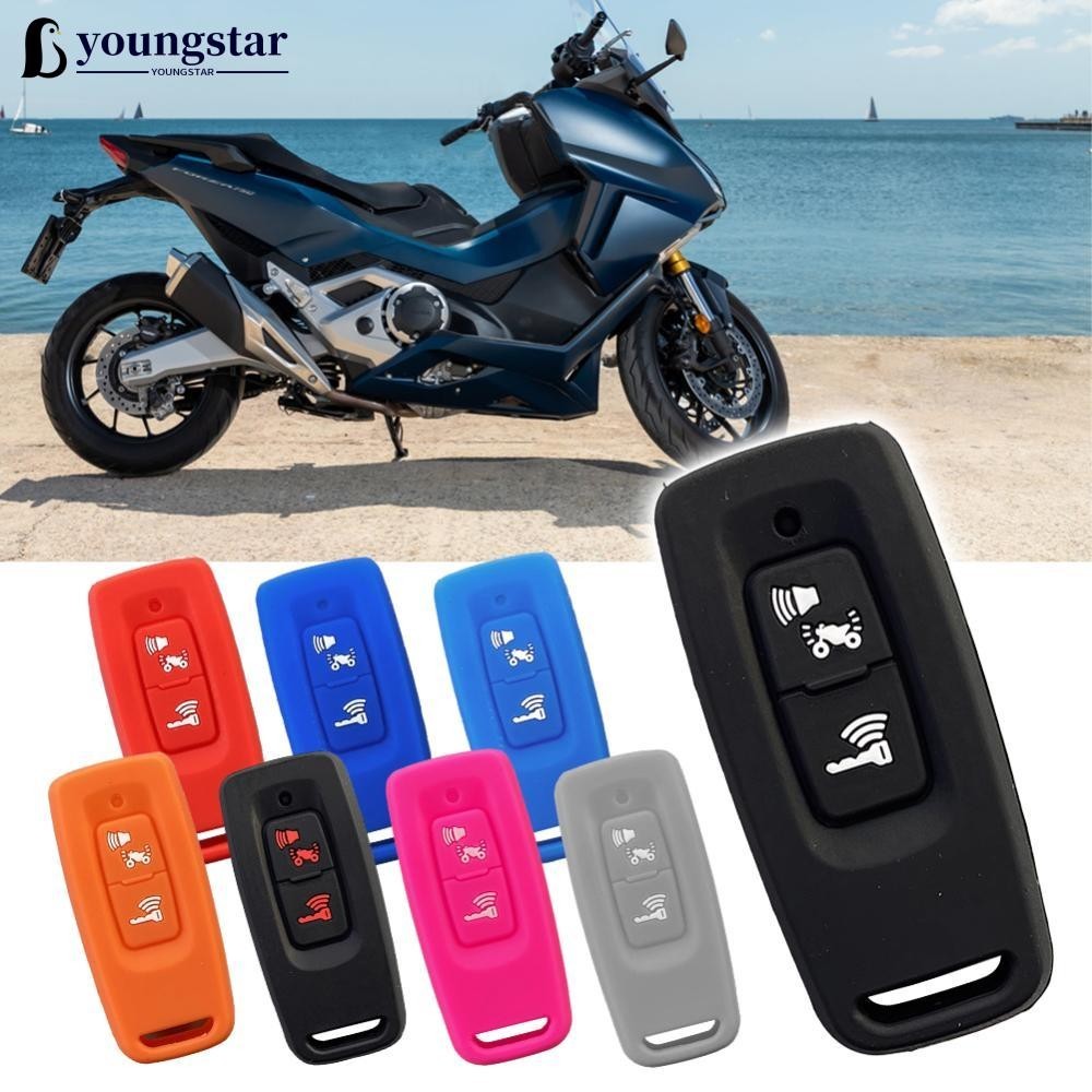 Youngstar Silicone Xe Máy Chìa Khóa Full Cover Fob Dành Cho Xe Honda Adv 350 PCX 125 PCX160 AV 350 SH350i VISION 110 2021 2022 2023 U6X7