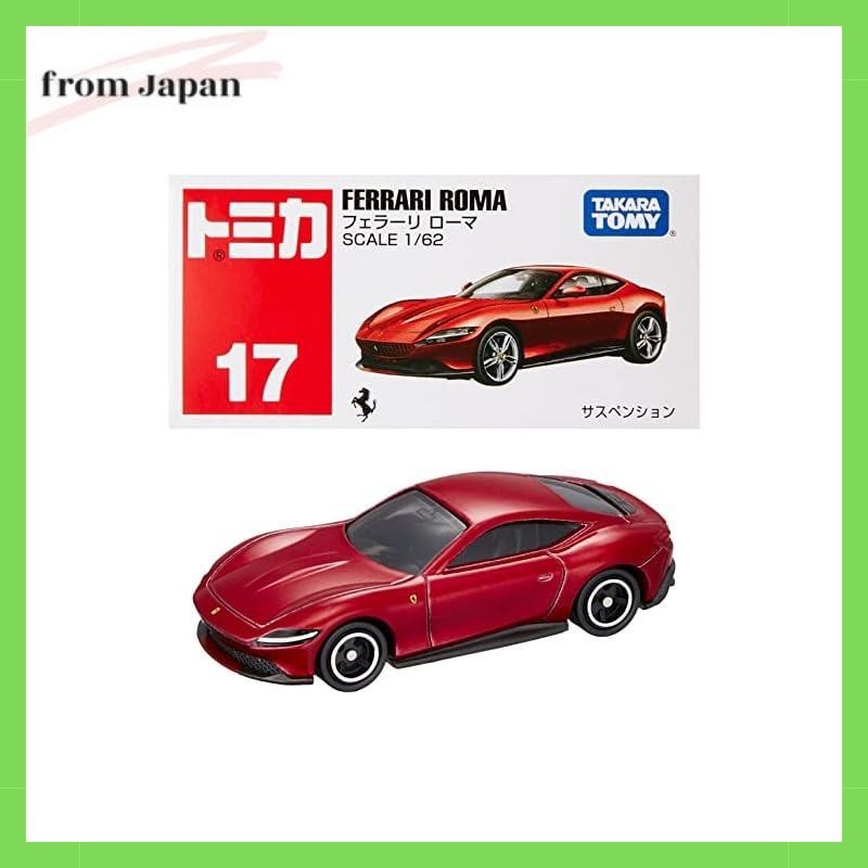 TOMICA TAKARA TOMY "Tomica No.17 Ferrari Roma (Box)" Minicar Car Toy 3years old and up in a box Toy 