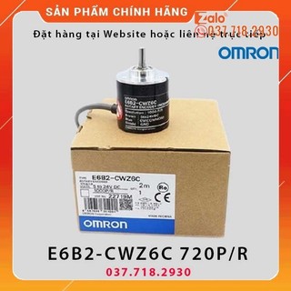Encoder Omron E6B2-CWZ6C 720 xung (720p/r), nguồn 5-24VDC, Bộ mã hóa vòng quay 720 xung E6B2-CWZ6C 720P/R