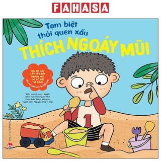 Sách tạm biệt thói quen xấu - thích ngoáy mũi