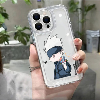 Dành Cho IPhone 15 13 12 11 Pro Max Ốp Lưng Gojo Satoru Cover Anime Mới Mềm Chống Sốc Bảo Vệ Camera
