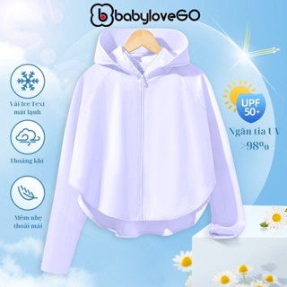 Áo chống nắng cho bé BabyloveGO áo choàng chống nắng cánh dơi vải thông hơi thoáng mát chống tia UV