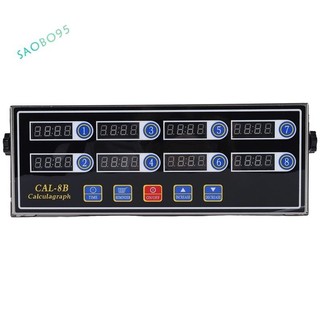 👑Hẹn giờ kỹ thuật số 8 kênh CAL-8B, Nhắc nhở lắc đồng hồ LCD thời gian