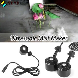 Suyo 24V Atomizer Air Fish Tank Water Fountain Pond Máy tạo sương mù siêu âm Thiết bị phun sương