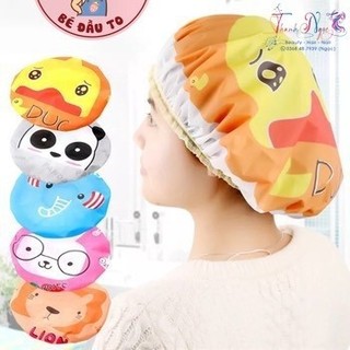 Mũ tắm người lớn, nón tắm trùm đầu xinh xắn (Màu Ngẫu Nhiên) - TN