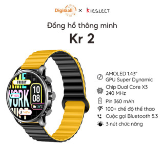 (Mở bán) Đồng hồ thông minh Kieslect KR 2 | 1.43 inch | AMOLED Super Dynamic | 360mAh | Nghe gọi trực tiếp | Chính Hãng