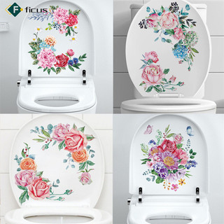 Sẵn sàng! Dán Nhà Vệ Sinh Hoa PVC Tranh Tường Hoa Nhẹ Chống Thấm Nước Tự Dính Tranh Để Trang Trí Phòng Tắm