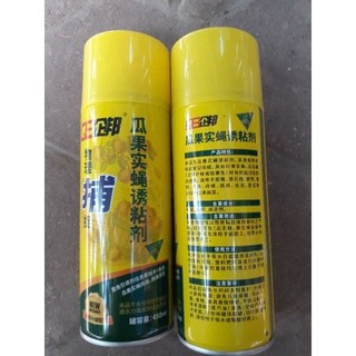 1 chai keo xịt dính ruồi vàng