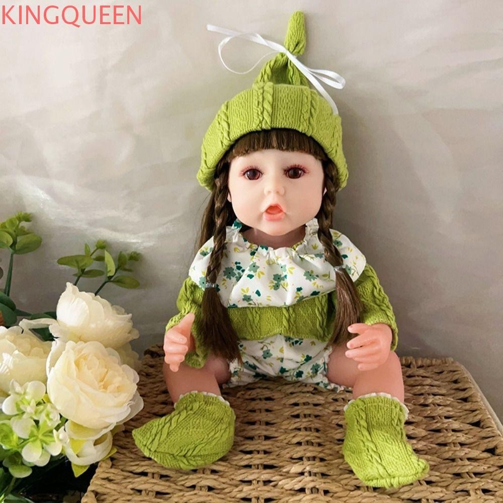 Đồ chơi búp bê trẻ em KINGQUEEN, Búp bê bé gái mềm mại giả búp bê bé gái, Búp bê Bjd chống thấm nước