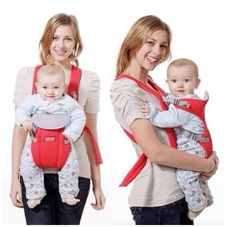 địu em bé royal 4 tư thế, địu bé đi xe máy chống gù rễ dàng mang đeo