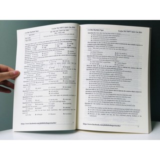 Sách: Bộ Đề Thi THPT Môn Anh