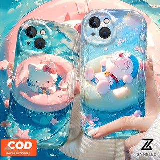  Oppo Reno 13F 5G Reno12 F Reno 12 Reno11 F Reno 11 Reno 10 Reno 8T Reno 8Z Reno 7Z A38 A17 Realme C53 C51 Note50 Reno8 Reno7 Vòng bơi hoạt hình dễ thương Doremon điện thoại silicon c 