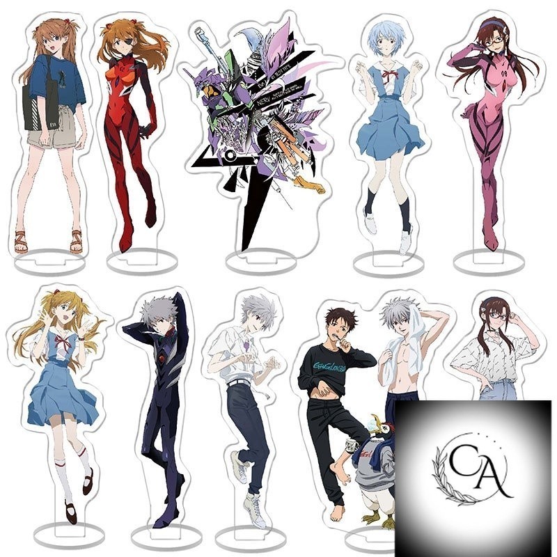 Mô Hình neon genesis evangelion kaworu nagisa ikari shinji ayanami rei Để Bàn Trang Trí