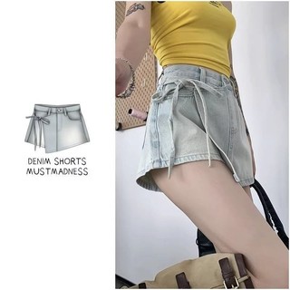 Thiết Kế Băng Denim Culottes Nữ Nhỏ Cao Cấp Thiết Kế Phù Hợp Với Cảm Giác Mông Cô Gái Nóng Váy Ngắn Hợp Thời Trang