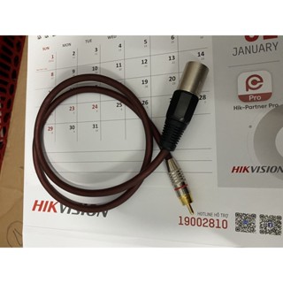 Dây Canon đực ra av 0.8m dây 3 lõi chống nhiễu( lưu ý ko nhầm giữa dây cái)