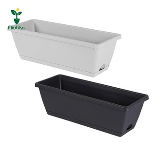 Miulika 4 Cửa Sổ Hộp Đựng Chậu Cây Hình Chữ Nhật Chậu Hoa Cho Sân Vườn Trang Trí Nhà Bếp Sill