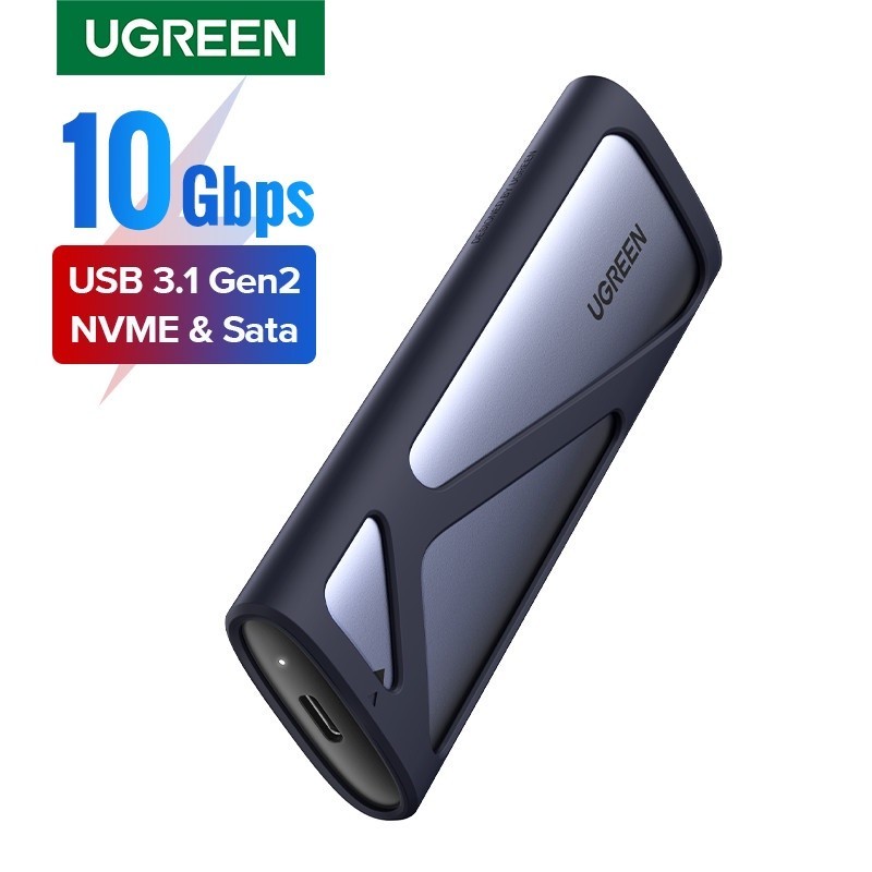 Box Ổ Cứng SSD M.2 NVMe USB-C 3.1 Gen 2 Ugreen 10902 CM400 2TB | 35267 CM767 8TB Tốc Độ 10Gbps
