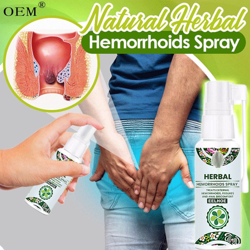 Xịt bôi trĩ 30ML làm giảm sưng trĩ và đau ra máu trong phân bên trong trĩ bên