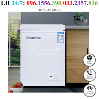 [Chính Hãng] Tủ đông mini gia đình tiết kiệm điện, hàng nhập khẩu chính hãng Snowsea Forher.since1998